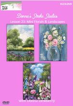 Stroke Study Lesson 23: Mini Florals & Landscapes