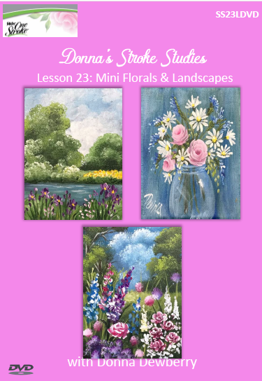 Stroke Study Lesson 23: Mini Florals & Landscapes