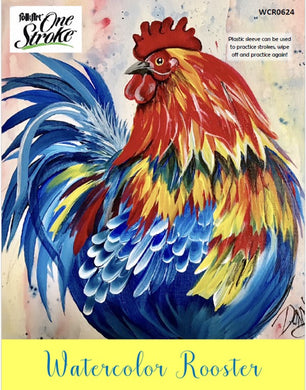 Watercolor Rooster Project Packet