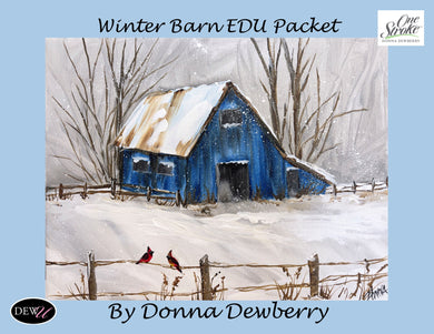 EDU Packets (Painting Parties) Winter Barn