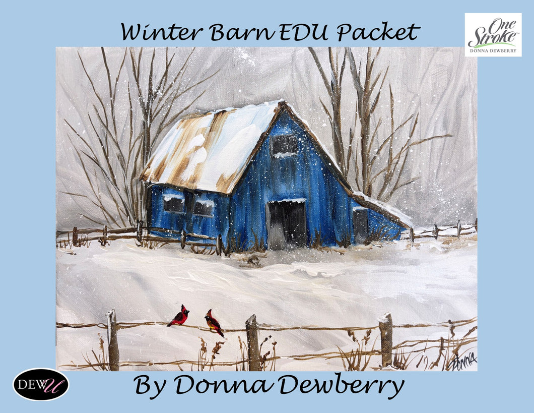 EDU Packets (Painting Parties) Winter Barn