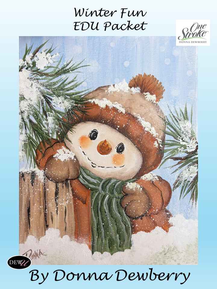 EDU Packets (Painting Parties) Winter Fun