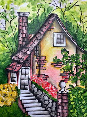Pen and Ink Cottage Downloadable Video Lesson
