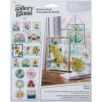 19736 Gallery Glass 17 Designs Pattern Pack - Floral