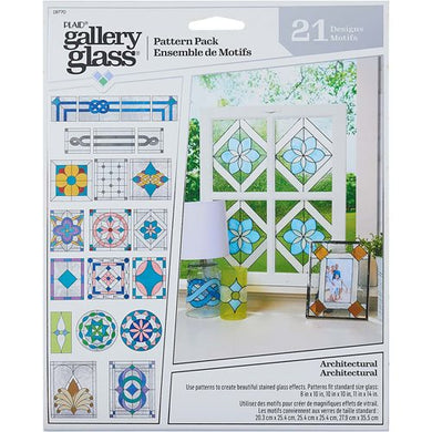 19770 Gallery Glass 21 Designs Pattern Pack - Architectural