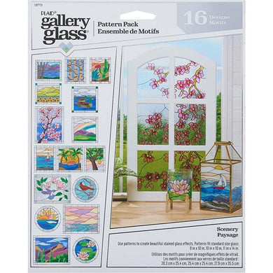 19773 Gallery Glass 16 Designs Pattern Pack - Scenery