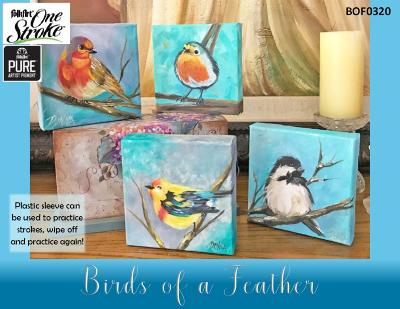 Birds of a Feather PURE Artist Pigment Project Packet