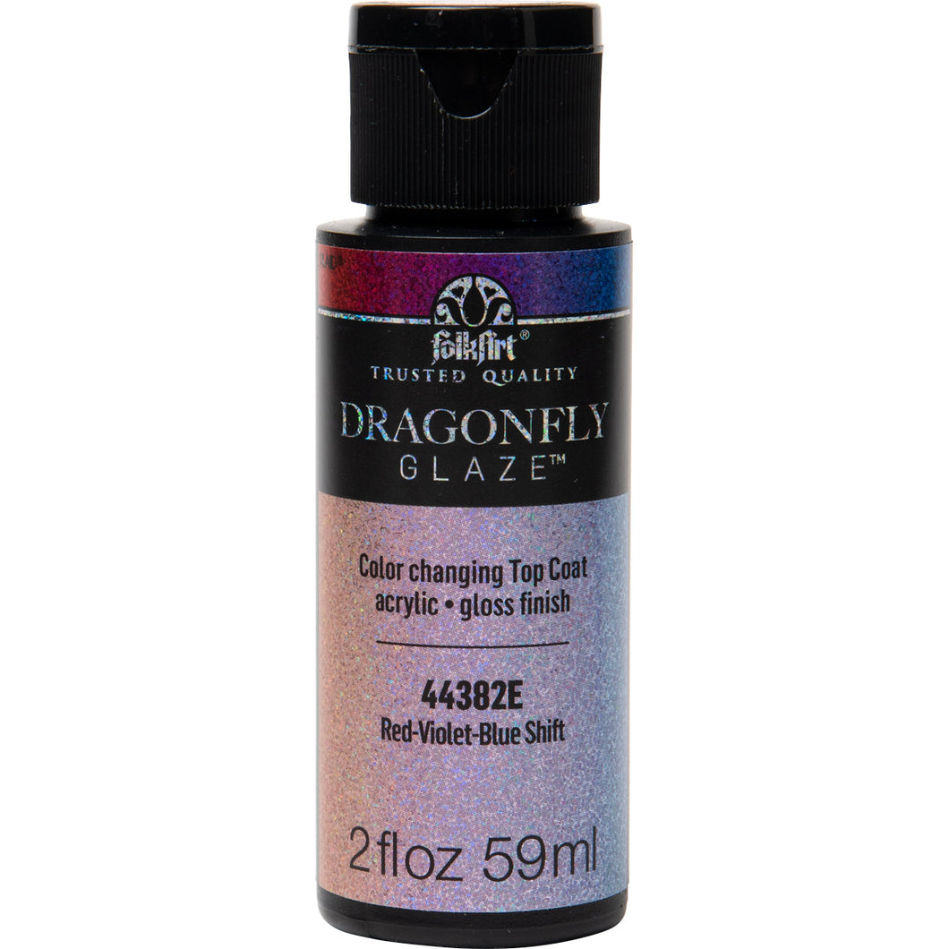 44382E Red-Violet-Blue Shift Dragonfly Glaze 2 oz.