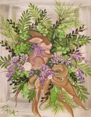 Spring Bunny Wreath Downloadable Video Lesson