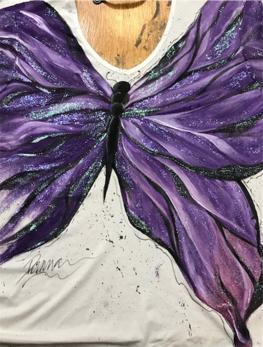 fabric painting designs for dresses New Hand Painted Dress Designs For Girls 2025/Fabric Painting On Clothes By stylish cloth 1