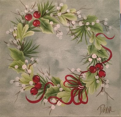 Holiday Wreath Downloadable Video Lesson
