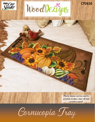 Fall/Thanksgiving Cornucopia WoodDezigns Tray Project Packet