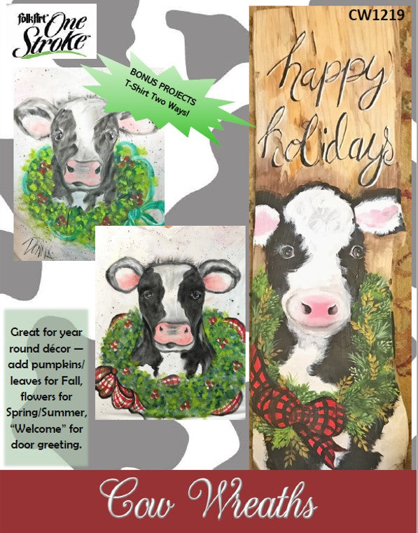 Cow Wreaths Packet