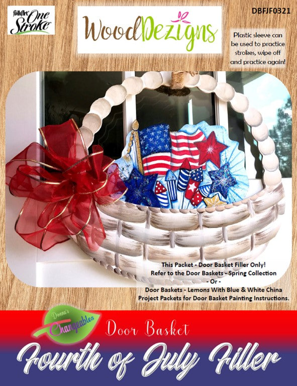 Door Basket Fourth of July Filler Project Packet