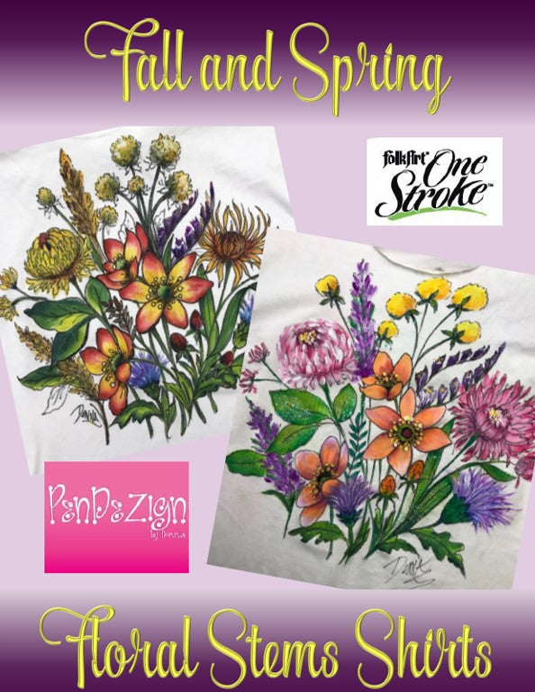 Fall & Spring Floral Stems PenDezign Packet