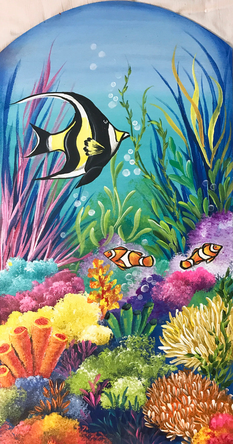 easy underwater paintings