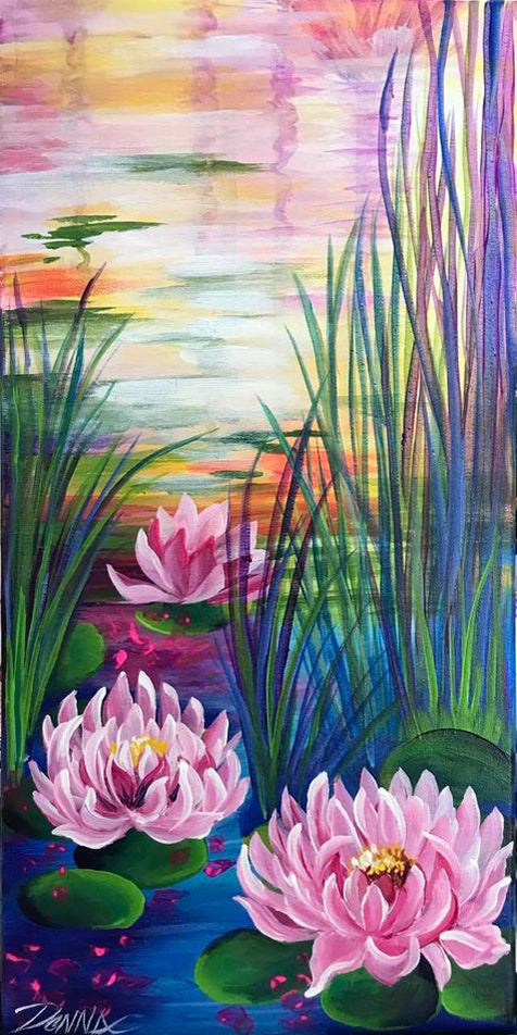 Lilies on the Pond Downloadable Video Lesson