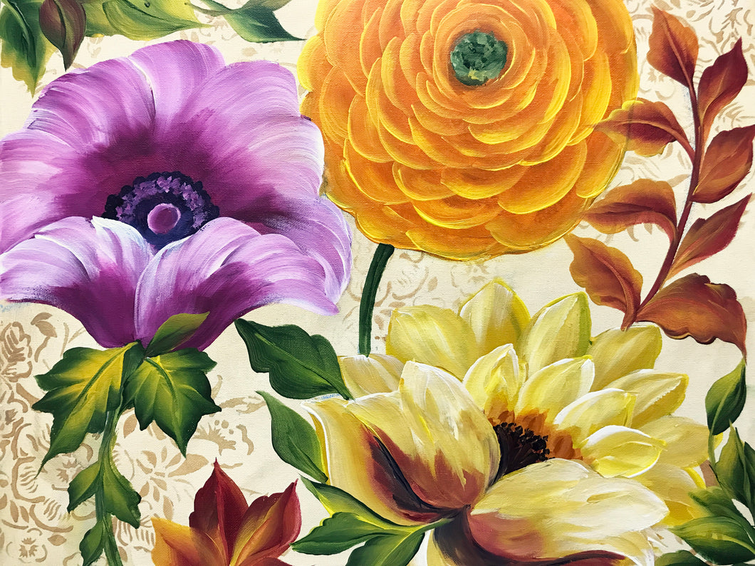 Large Floral Tapestry Downloadable Video Lesson
