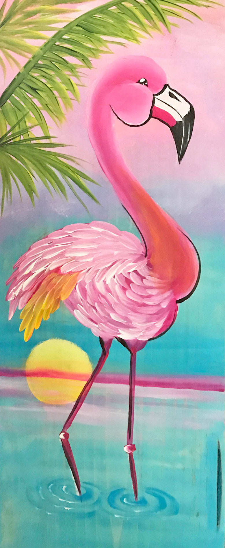 Flamingo Sunset Downloadable Video Lesson