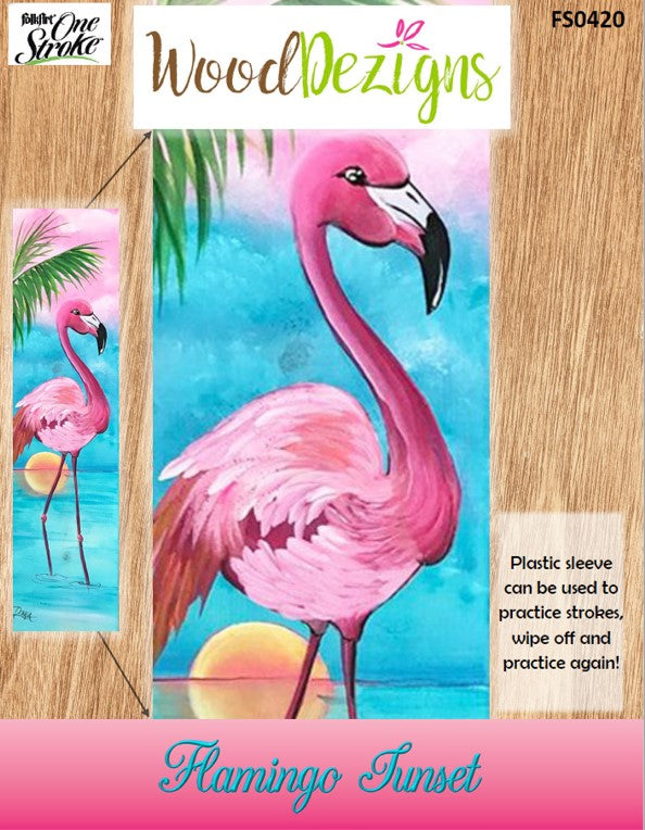 Flamingo Sunset WoodDezigns Packet