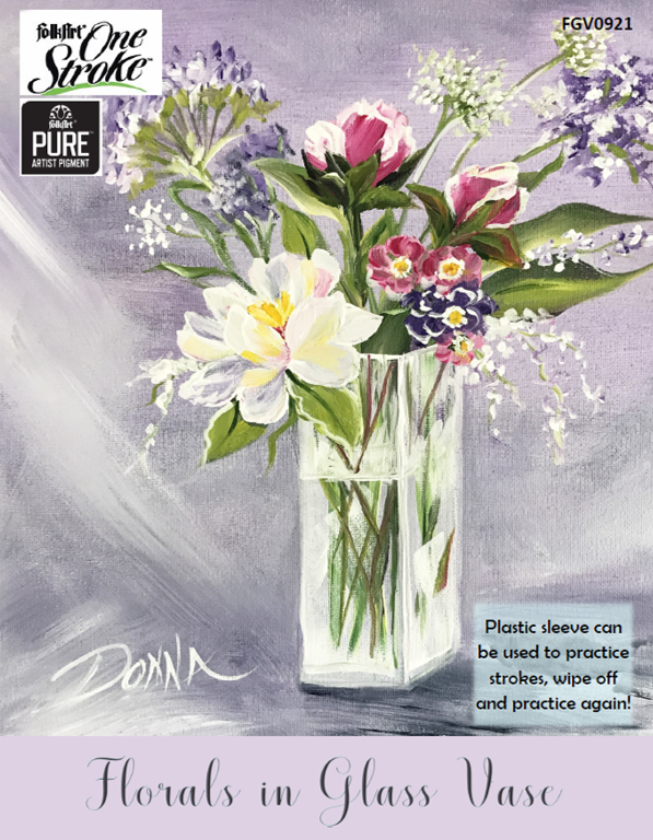 Florals in Glass Vase - Pure Project Packet - Convention 2021