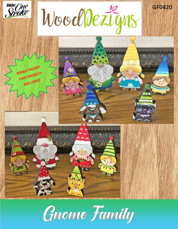 Gnome Family WoodDezigns Packet
