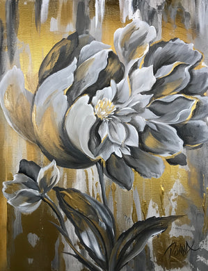 Gold & Silver Floral Downloadable Video Lesson