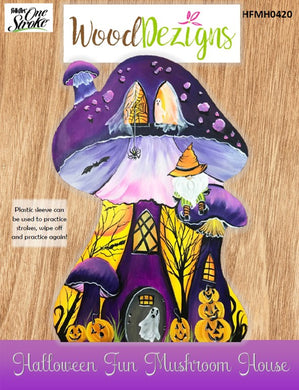 Halloween Fun Mushroom House WoodDezigns Project Packet