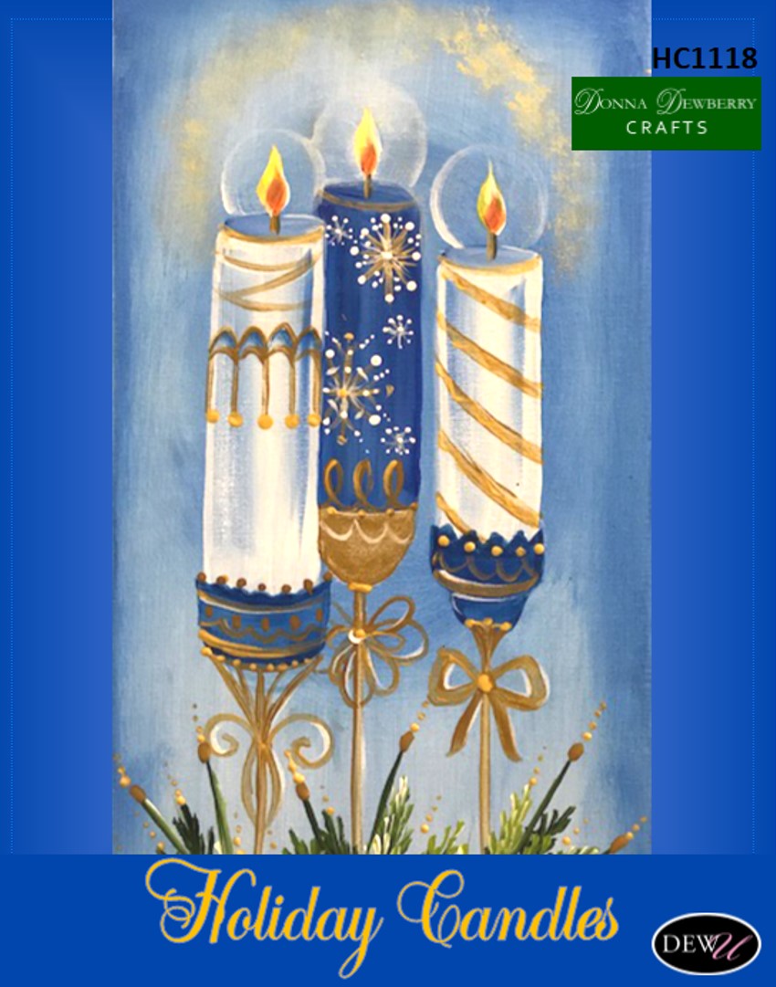 Holiday Candles Pattern Packet