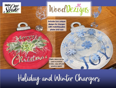 Holiday and Winter Ornament Chargers WoodDezigns Packet