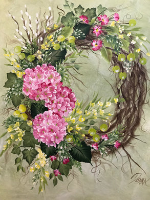 Hydrangea Wreath Downloadable Video Lesson