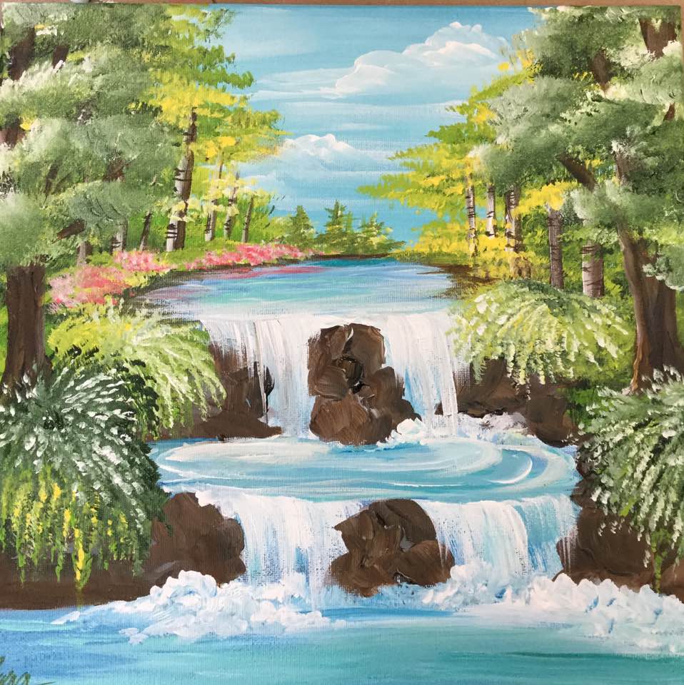 Waterfall Landscape -  Downloadable Video Lesson