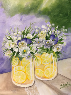 Lemon Jar Florals Downloadable Video Lesson