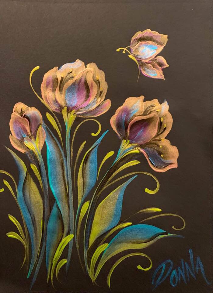 Metallic Tulips and More Downloadable Video Lesson
