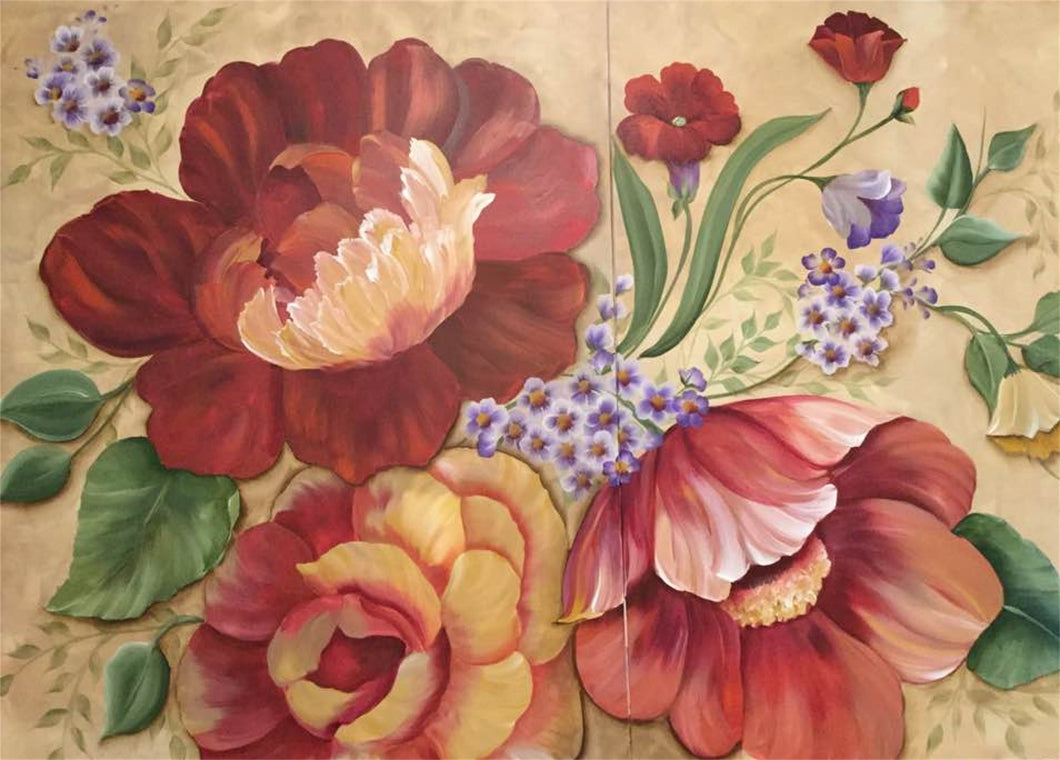 Oversize - Multi-Floral Downloadable Video Lesson