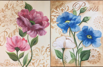 Multi-Media Large Floral Downloadable Video Lesson