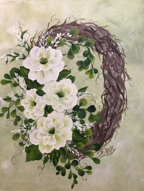Magnolia Wreath Pattern Packet