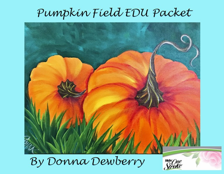 EDU Packets (Painting Parties) Pumpkin Field