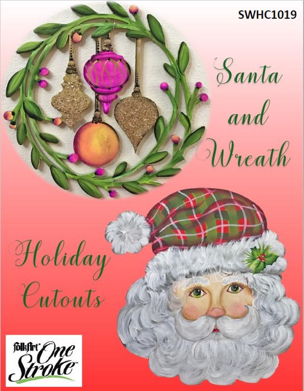 Santa and Wreath Holiday Cutouts