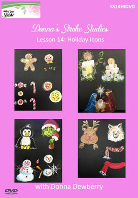 Stroke Study Lesson 14: Holiday Icons DVD
