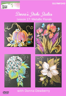 Stroke Study Lesson 17: Metallic Floral Designs DVD