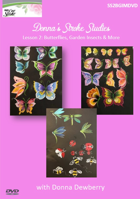 Stroke Study Lesson 2: Butterflies, Garden Insects & More DVD
