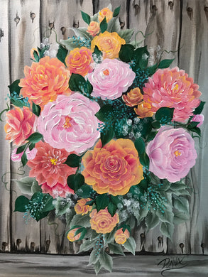 Vintage Barn Floral Bouquet Downloadable Video Lesson