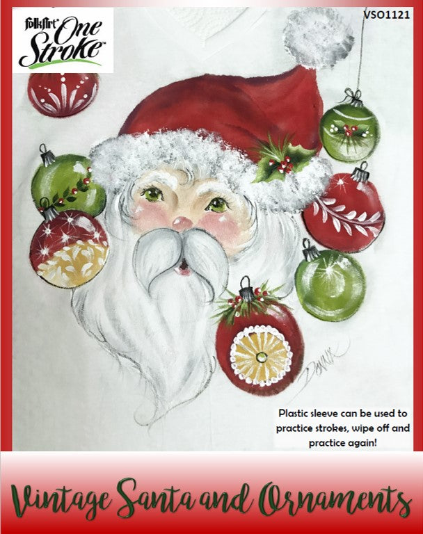 Vintage Santa and Ornaments Project Packet