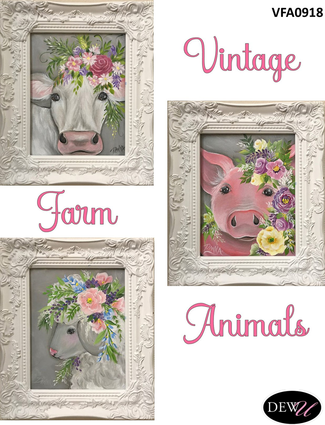 Vintage Farm Animals-PP