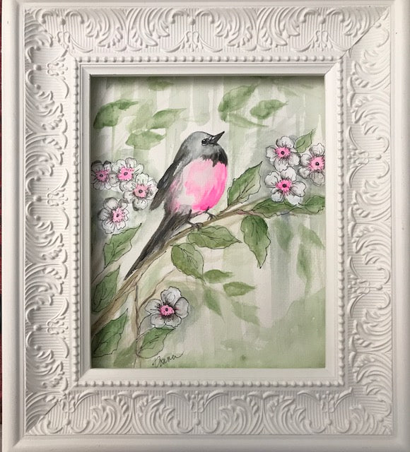 Watercolor Acrylic - Bird Downloadable Video Lesson