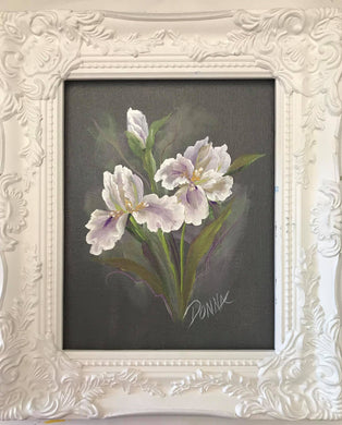 Flowers in White Series - Irises Downloadable Video Lesson