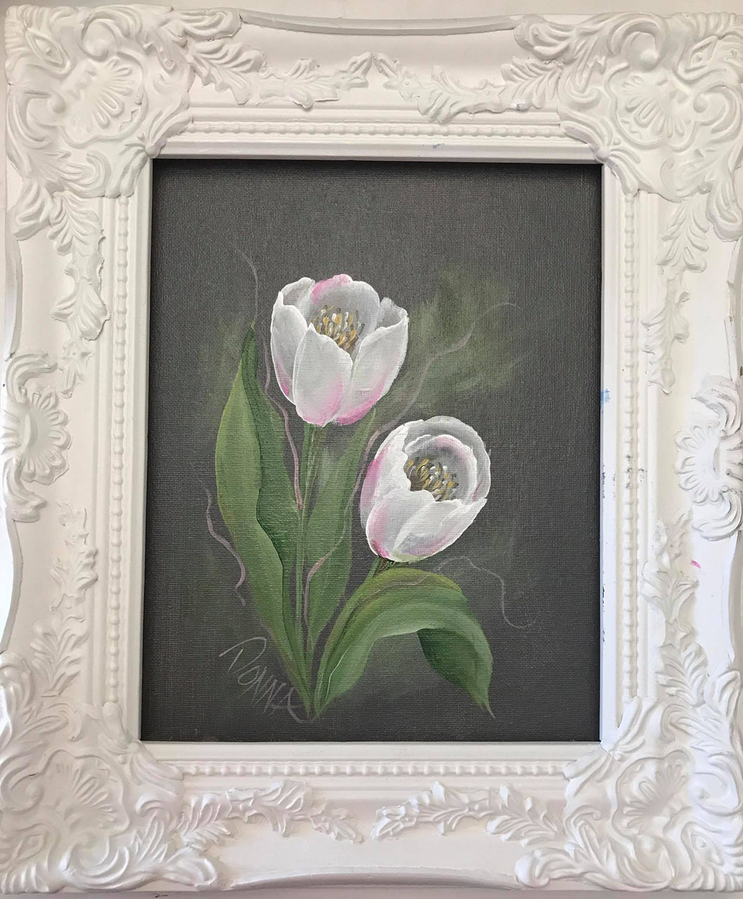 Flowers in White Series - Tulips Downloadable Video Lesson