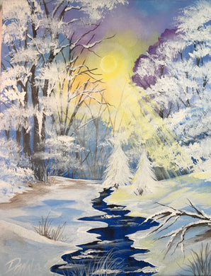 Winter River Downloadable Video Lesson