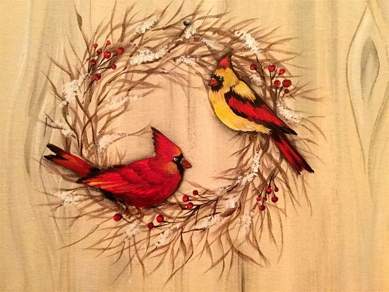 Winter Cardinals Downloadable Video Lesson